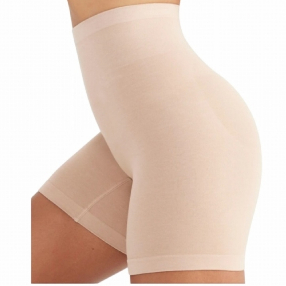 Yummie Shapewear High Waist Thigh Slimming M / L Beige